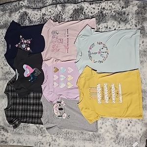 Girls short sleeve t shirts 6/6x